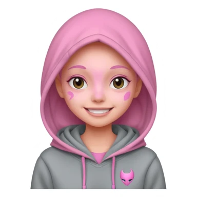 PINK ALIEN GIRL WEARING HOODIES



















 sticker