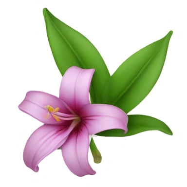 A lilie flower  sticker