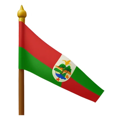 The real flag of Guadeloupe  sticker