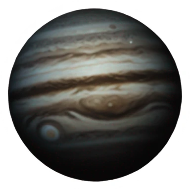 Black star with Jupiter  sticker