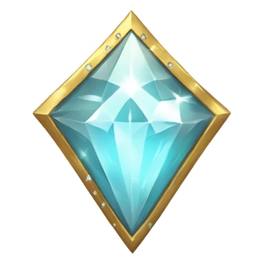 diamond shield of light sticker