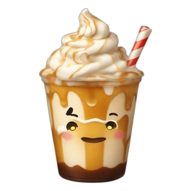 Poutine frappe sa mere sticker