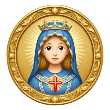 ave maria's emblem  sticker