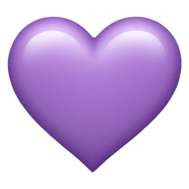 Light Purple Heart emoji  sticker