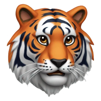 auburn tiger mascot sticker