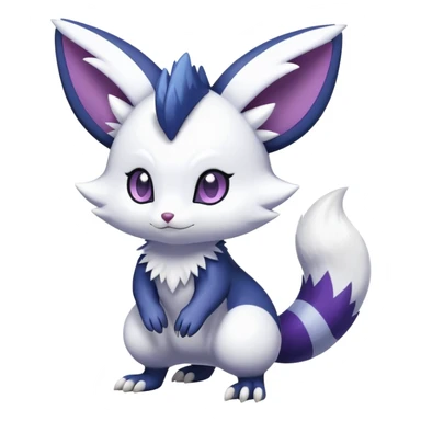 Shiny Furret-Meowstic-Zangoose-Hybrid (Full body) sticker