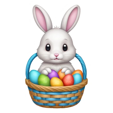 a Christmas bunny sticker