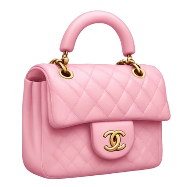 Chanel baby pink bag  sticker