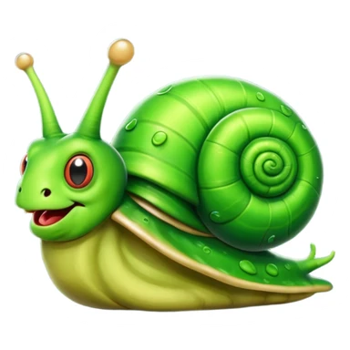 evil snale mascot sticker