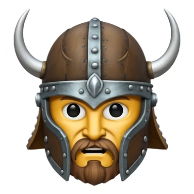 helmet, viking style sticker