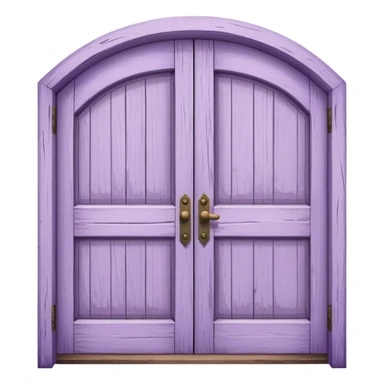 lilac door sticker