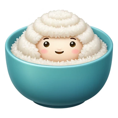 bowl of rise sticker