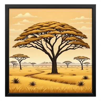 Sabana africana  sticker