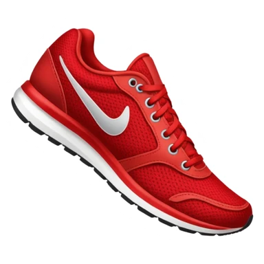 red Running Shoe sticker