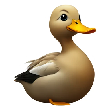 Duck holding ye  sticker