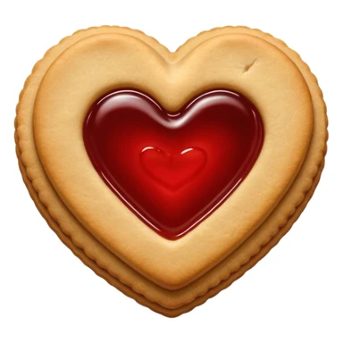 heart jam cookie sticker