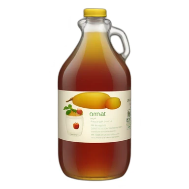 Apple vinegar sticker