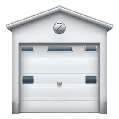 white garage sticker