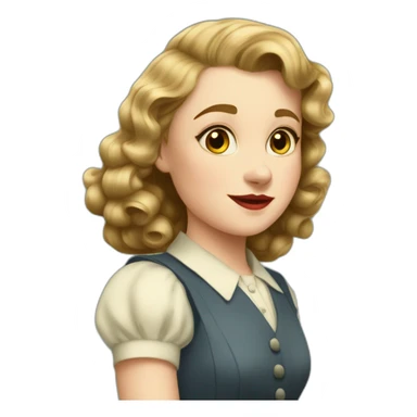 saoirse 1940s sticker