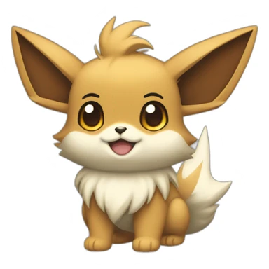 Icon of an auction house from Pokemon, stylistic features from Pokemon should be present and it is clear that auctions are held there, pokemon eevee and magic future sticker