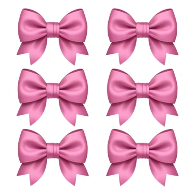 Girly bows sticker