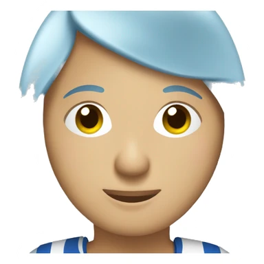 Blue Ford fiesta sticker