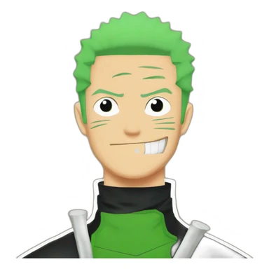 Zoro dans one piece  sticker