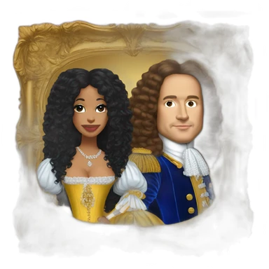 Louis XIV and nikki minaj sticker