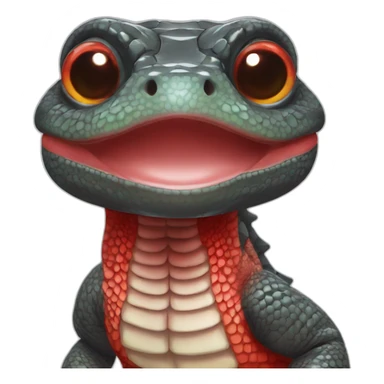 red tegu lizard sticker