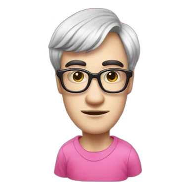 filthy frank pink guy on 4 legs sticker