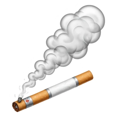 Sigarro tirando humo pero el sigarro solo  sticker