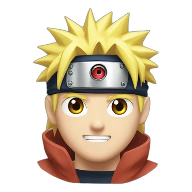 naruto with sharingan sticker