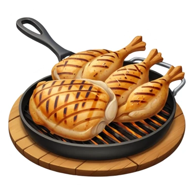 Grilled Chicken breast sticker