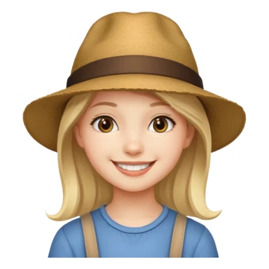 Stikers of a girl which hat 15 years old sticker