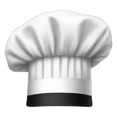 black chefs hat sticker