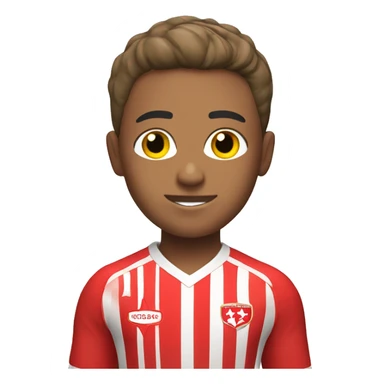 Boy wearing Red Star Belgrade kit sticker