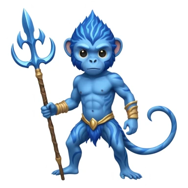 water elemental monkey warior sticker
