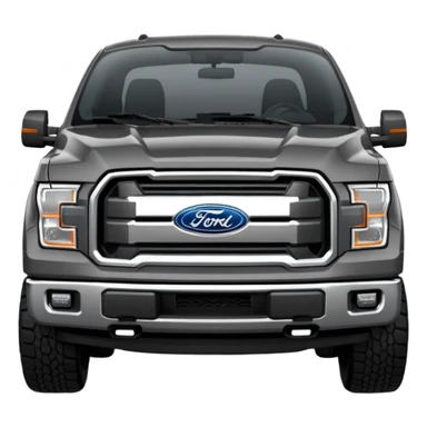 Dark Grey Forf F150 sticker