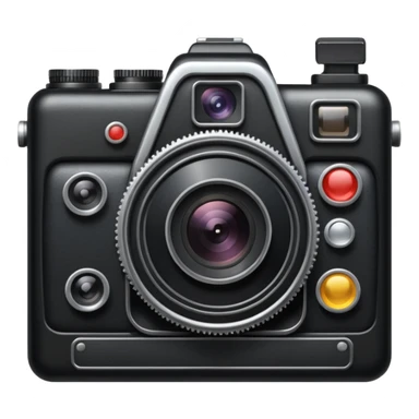 The camera has many buttons sticker