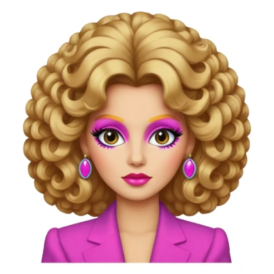 victoria female in 1980's sticker