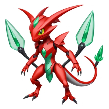 Inteleon-Scizor-Bisharp-Pokémon-Fusion, full body sticker
