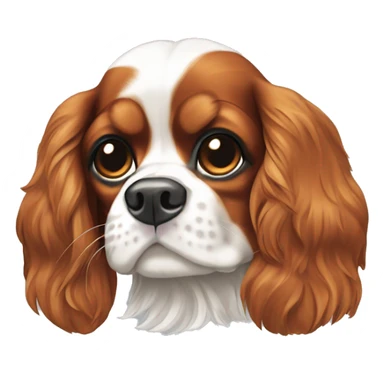 Dog Cavalier King Charles Spaniel tricolour sticker