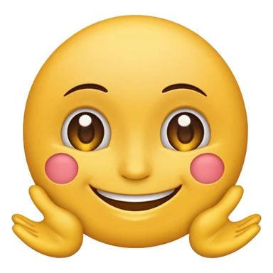 smiling face thank you sticker