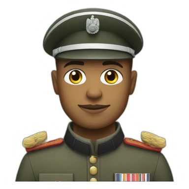 Mbappé as a German soldier sticker