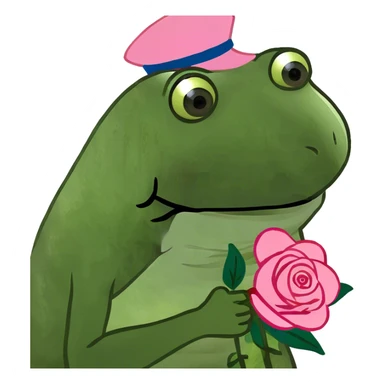 Pink roses sticker