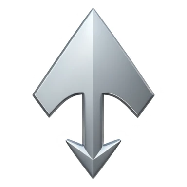 eleganter pfeil nach oben sticker