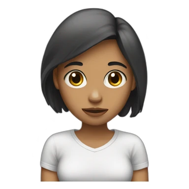 Lonely girlfriend sticker