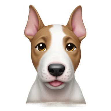 Bull terrier puppy patty sticker
