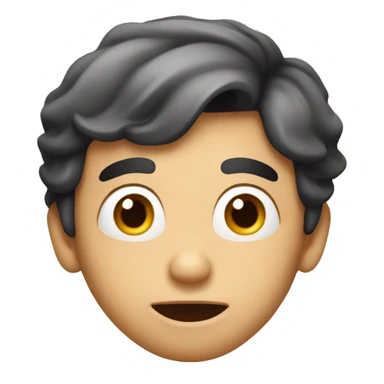 French man have a surprised  sticker