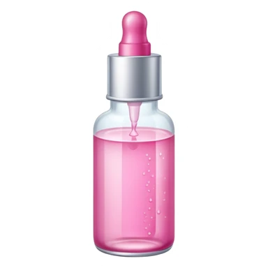 Pink skin care sérum sticker